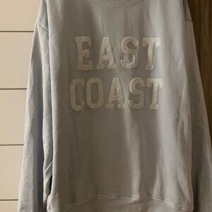 cupcakes & cashmere Light Blue  'East Coast' Sweatshirt